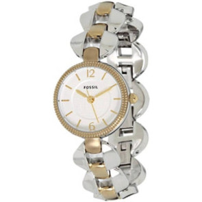 Uhrenarmband Fossil ES3009 Rostfreier Stahl Zweifarbig 10mm